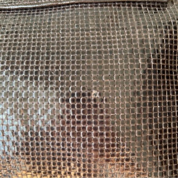 Calonge Brown Braided Leather Tote  Bag - Picture 16 of 16